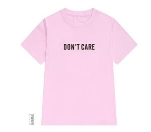 don't care Women tshirt Cotton Casual Funny t shirt Gift For Lady Yong Girl Top Tee Drop Ship S-722