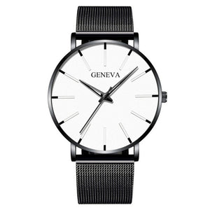 Men Watch Fashion Luxury Quartz Wristwatch Mens Business Mesh Belt Watches Men Classic Simple Male Clock Man Watch Wrist Relogio