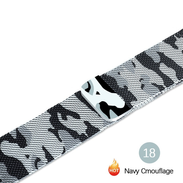 Milanese Loop For Apple Watch band strap 42mm/38mm iwatch 5/4/3/2/1Stainless Steel Link Bracelet wrist watchband magnetic buckle