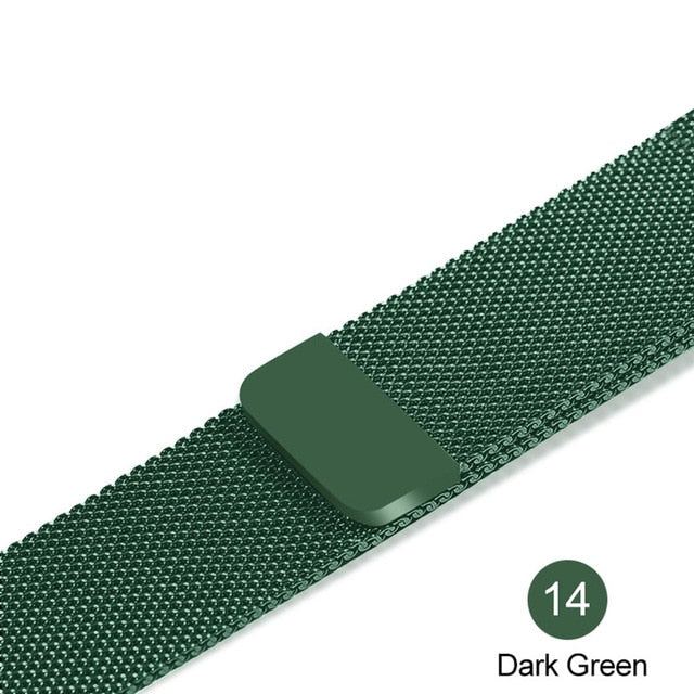 Milanese Loop For Apple Watch band strap 42mm/38mm iwatch 5/4/3/2/1Stainless Steel Link Bracelet wrist watchband magnetic buckle