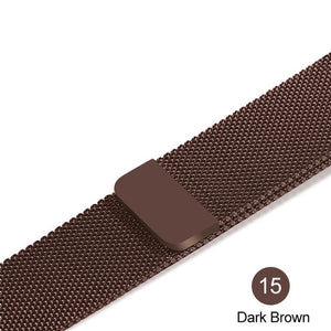 Milanese Loop For Apple Watch band strap 42mm/38mm iwatch 5/4/3/2/1Stainless Steel Link Bracelet wrist watchband magnetic buckle