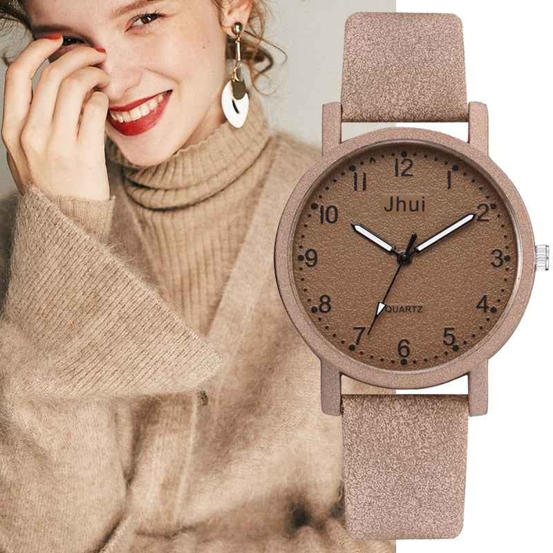 Top Brand Women's Watches Fashion Leather Wrist Watch Women Watches Ladies Watch Clock Gift zegarek damski Relojes Mujer 2019