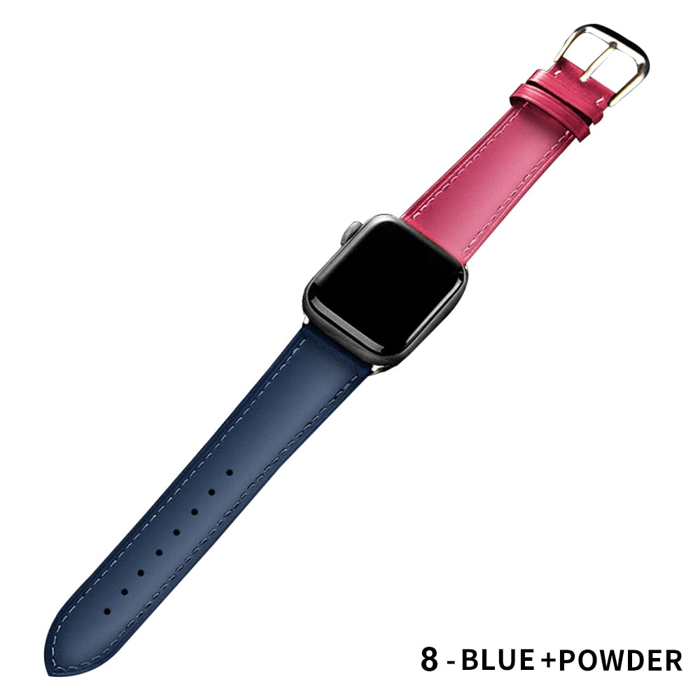 strap for apple watch band leather loop 42mm 38mm watchband correa apple iwatch 44mm 40mm 5/4/3/2/1 bracelet accessories