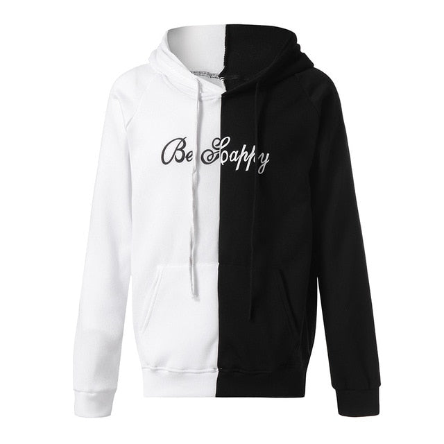 Gelukkig Lachend Gezicht Heren Truien Sweatshirt Print Mens Patchwork Hoodies Lange Mouw Hoodie Jumper Sweatshirts Mannen