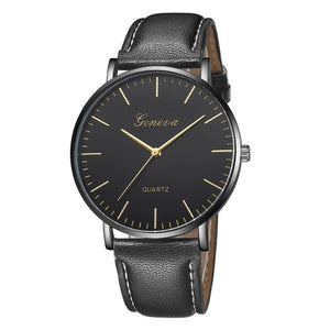 Watch Mens Relogio Montre Homme Simple Watches Men Sport Leather Casual Quartz Wrist Watch Men Watch Male Clock Dropshipping